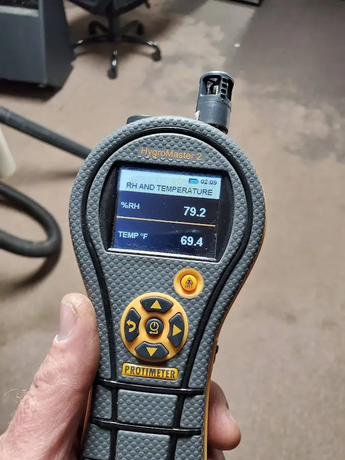 Moisture meter humidity assessment for Fire & Smoke Damage Restoration in Normal
